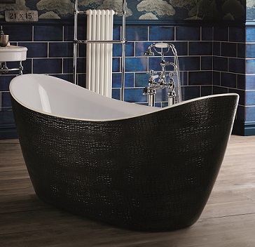 Alderley Leather Effect Freestanding Acrylic Bath