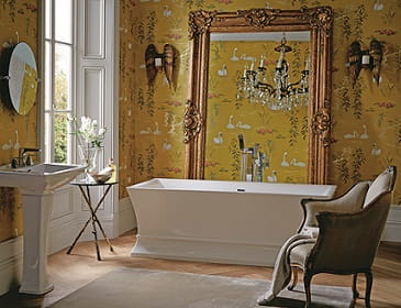 Blenheim suite featuring the Penrose Freestanding Acrylic Bath