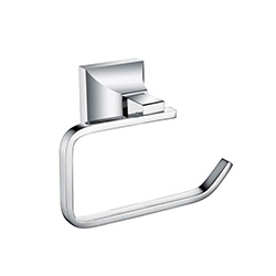 Heritage Lavington Gloss Polished Chrome effect Wall-mounted Toilet roll holder