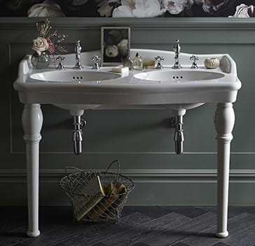 Victoria Collection Double console basin