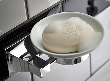 Chancery soap dish holder by Heritage Bathrooms