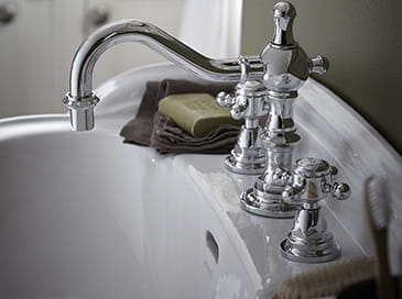 Hartlebury Collection basin from Heritage Bathrooms