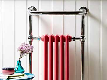 Wall hung heat rail from Heritage Bathrooms