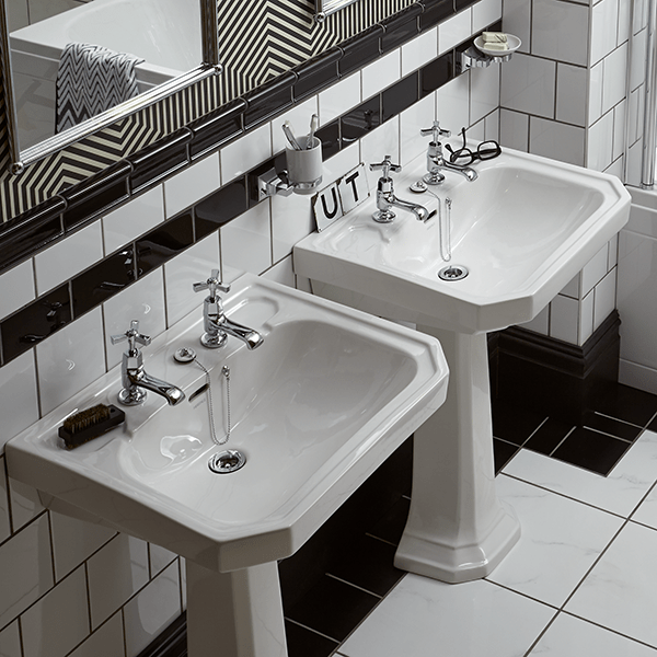 Granley Deco basins by Heritage Bathrooms