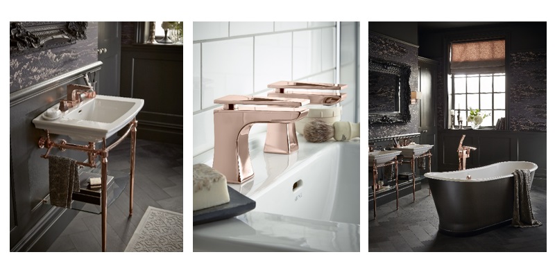  Rose  Gold  Designs  for the Bathroom  Heritage Bathrooms 