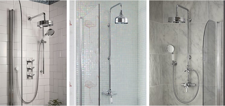 Hemsby, Ryde and Gracechurch shower options