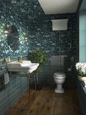 Victoria Basin and Abingdon Washstand with High Level WC