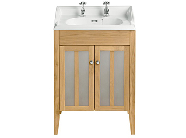 Hidcote Vanity for Dorchester Square Oak