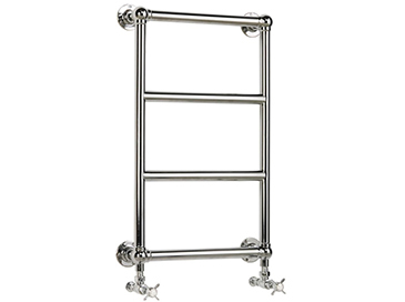 Portland Wall-Mounted Heated Towel Rail Chrome