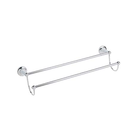 Clifton Double Towel Rail Chrome