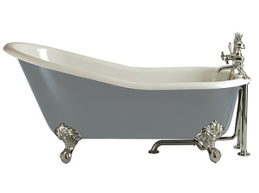 Hampshire Cast Iron Slipper Bath 1700x760 2 Taphole