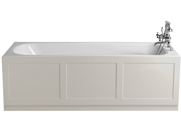 Sutherland Bath With Tap Holes White
