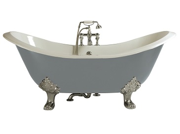 Devon Bath No Tap Hole White