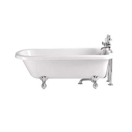 Perth Single Ended Roll Top Bath 2taphole