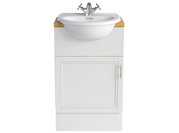 Caversham 500mm Vanity Unit White Ash