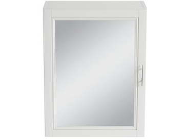 Caversham 500mm Mirror Wall Cabinet White Ash