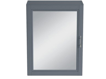 Caversham 500mm Mirror Wall Cabinet Graphite