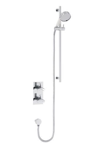 Hemsby Concealed Valve with Deluxe Flexible Kit Chrome