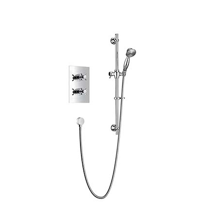 Dawlish Concealed Valve with Deluxe Flexible Kit Chrome