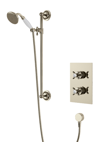 Dawlish Concealed Valve with Flexible Kit Vintage Gold