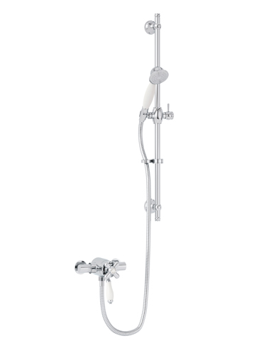 Ryde Dual Control Exposed Mini Valve with Flexible Kit Chrome