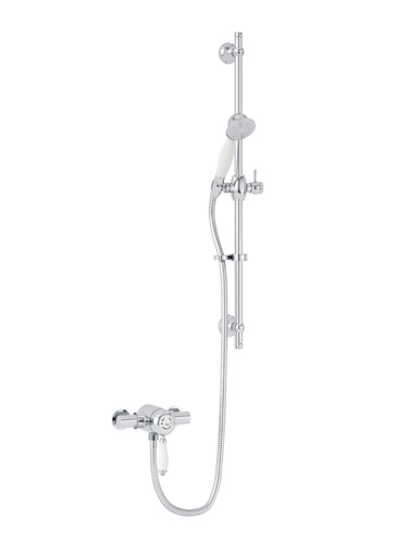 Ryde Single Control Exposed Mini Valve with Flexible kit Chrome