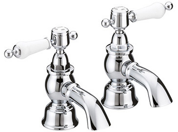 Glastonbury Bath Taps Chrome