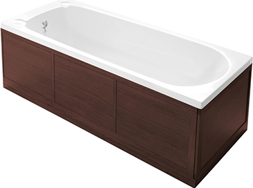 Heritage Bath End Panel 750mm Walnut