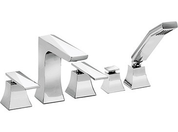 Hemsby 5H Bath/Shower Mixer Chrome