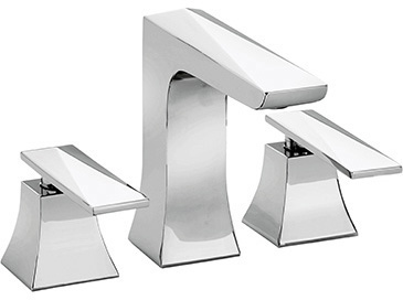 Hemsby 3 Taphole Basin Mixer Chrome