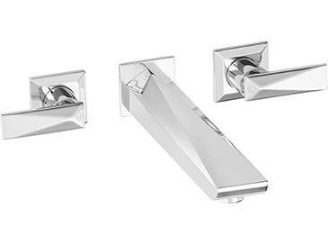 Hemsby 3 Hole Wall Mounted Bath Filler Chrome
