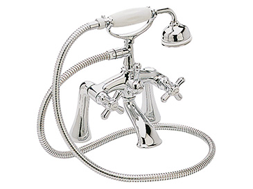 Ryde Deck Bath Shower Mixer Chrome
