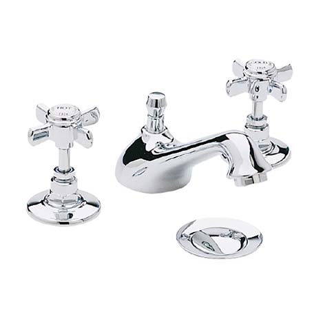 Dawlish 3TH Basin Mixer Chrome