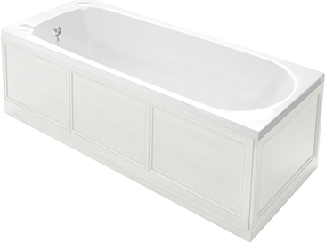 1700mm Front Bath Panel White Ash