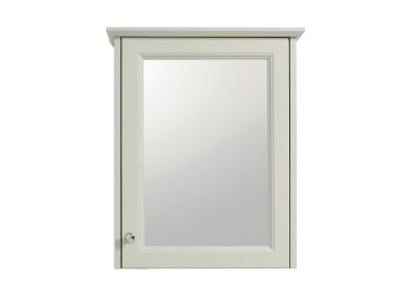 Caversham 1 door mirror wall cabinet Oyster