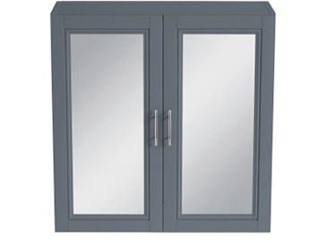 Caversham 640mm Mirror Wall Cabinet Graphite