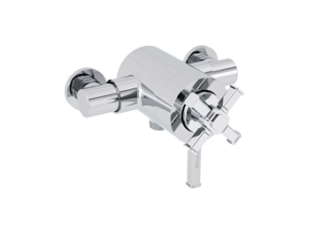 Somersby Exposed Shower Valve with Bottom Outlet Connection Chrome