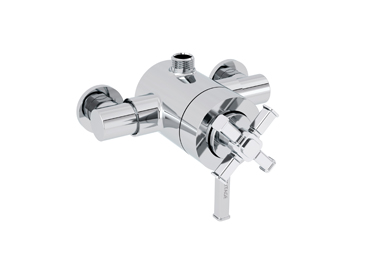 Somersby Exposed Shower Valve with Top Outlet Connection Chrome