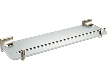 Chancery Single Glass Shelf Vintage Gold