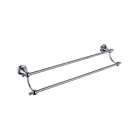 Holborn Double Towel Rail Chrome