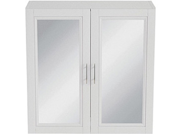 Caversham 640mm Mirror Wall Cabinet Dove Grey