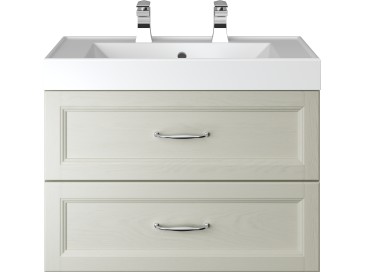 Caversham WH Vanity Unit 2 Drawer Oyster