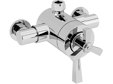 Gracechurch Exposed Shower Valve with Top Outlet Connection Chrome