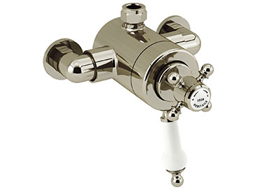 Hartlebury Exposed Shower Valve with Top Outlet Connection Vintage Gold