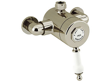 Glastonbury Exposed Shower Valve with Top Outlet Connection Vintage Gold