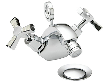 Gracechurch Bidet Mixer Chrome & Mother of Pearl