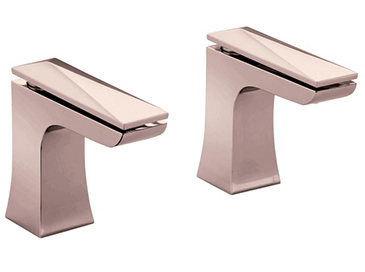 Hemsby Bath Taps Rose Gold