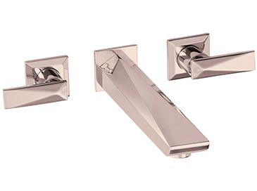 Hemsby Wall Mounted Bath Filler Rose Gold