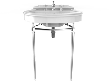 Abingdon Claverton Washstand Chrome