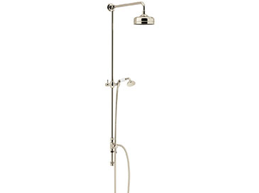 Deluxe Fixed Kit with Diverter to Handset Gold